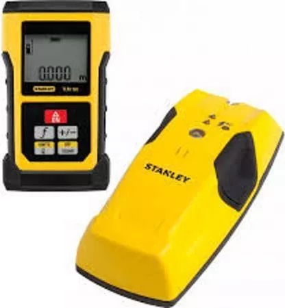 Télémètre laser Stanley TLM165 + détecteur de métaux et bois Stanley S100