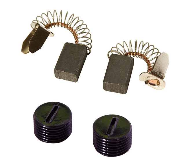 Brosses de carbone Mirka 8394027611; 2 pcs. + casquettes