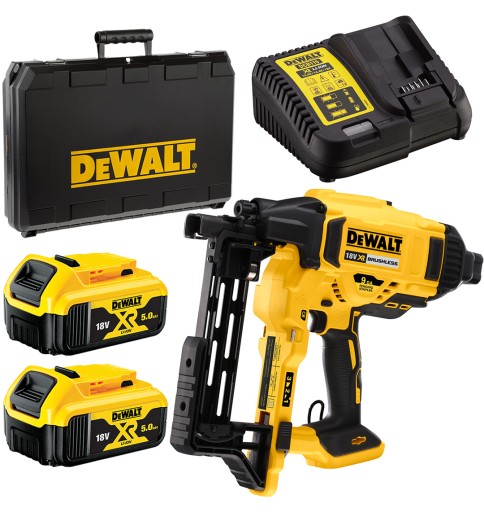 Agrafeuse DeWalt DCFS950P2-QW; 18 V; 2x5,0 Ah accu.