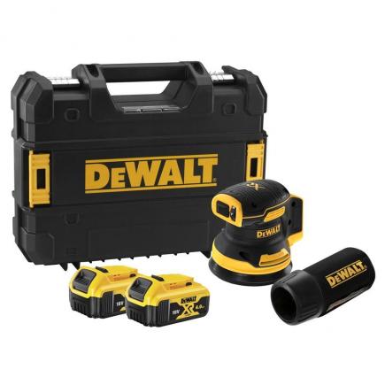 Ponceuse orbitale DeWalt DCW210P2-QW; 18 V; 2x5,0 Ah accu.