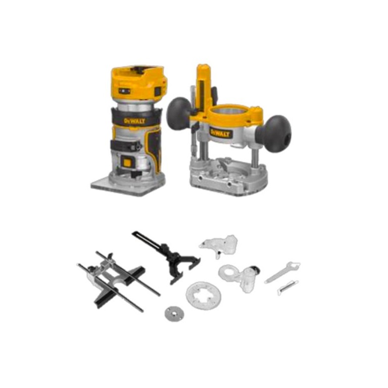 Routeur DeWalt DCW604N-XJ; 18 V (sans batterie et chargeur)