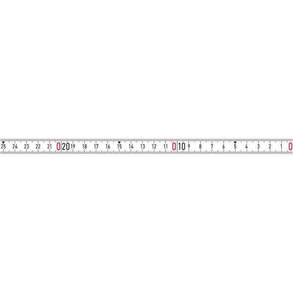 Mètre à ruban BMI B357004005RNL-SK; 5 m; gluant