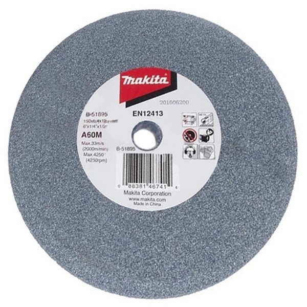 Disque d'affûtage Makita B-51895; 150x6,4x12,7 mm
