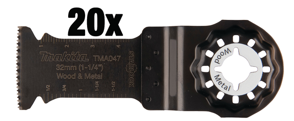 Lame de scie Makita B-64814-20; 32 mm; 20 unités