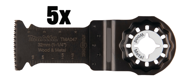 Lame de scie Makita B-64814-5; 32mm; 5 unités