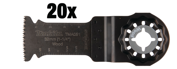 Lame de scie Makita B-64858-20; 32 mm; 20 unités