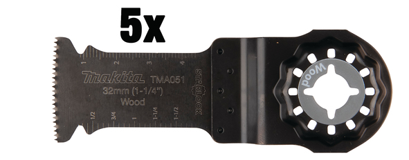Lame de scie Makita B-64858-5; 32 mm; 5 unités