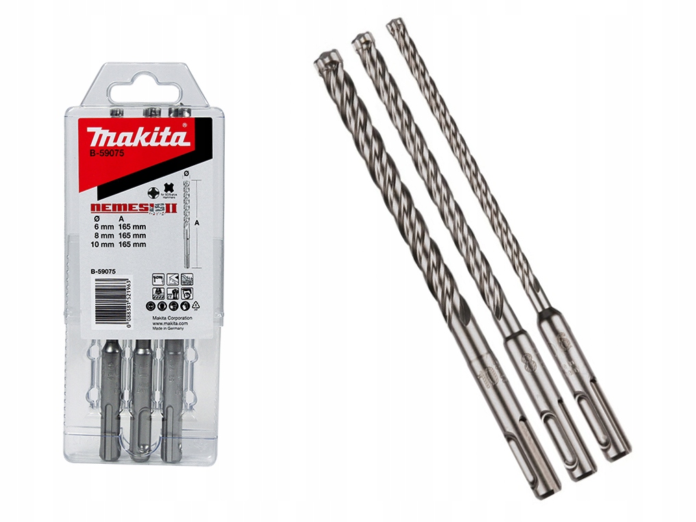 Jeu de forets Makita B-59075; 3 unités