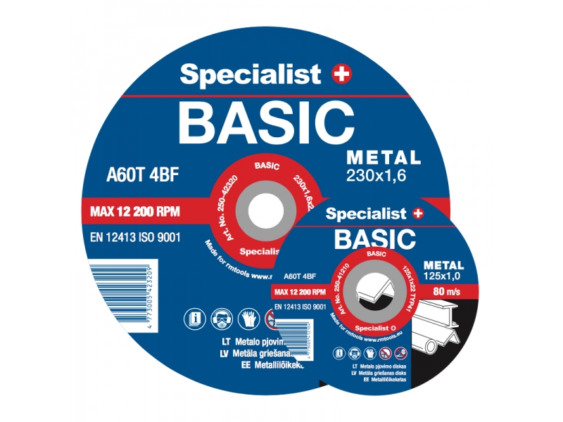 Disque abrasif Specialist 250-01212; 125x1,2x22 mm