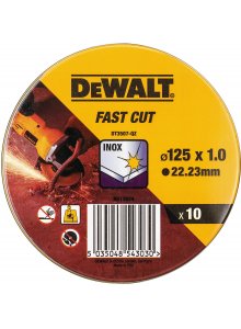Disque abrasif DeWalt DT3507-QZ; 125x1mm; 10 unités
