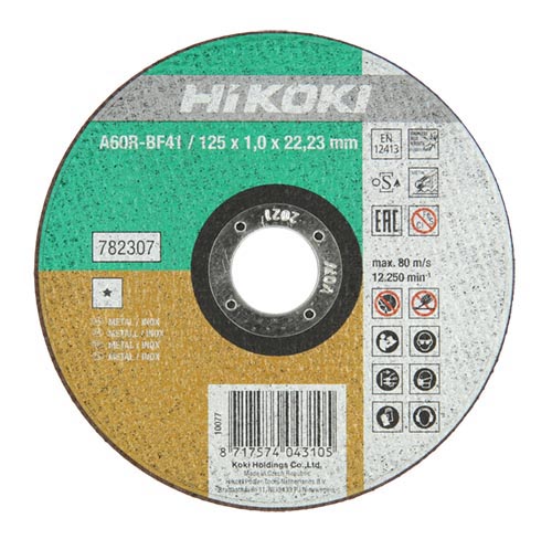Disque abrasif Hikoki 782307; 125x1 mm