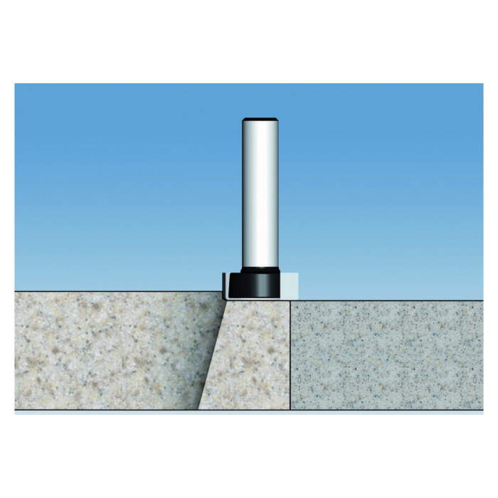 Fraise pour feuillure  Virutex 1740335; D25 mm
