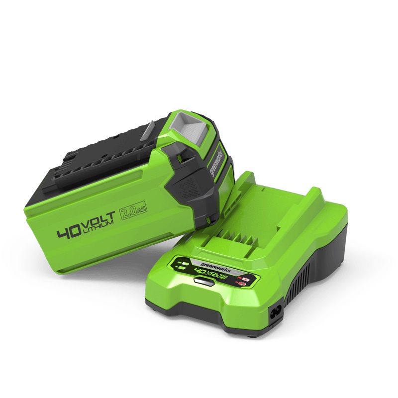 Batterie Greenworks GSK40B2; 40 V; 2,0&nbsp;Ah; Li-ion + Chargeur