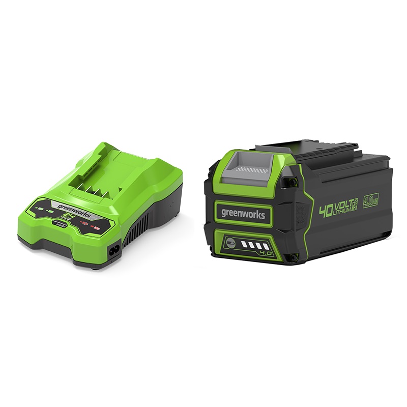 Batterie Greenworks GSK40B2; 40 V; 4,0&nbsp;Ah; Li-ion + Chargeur