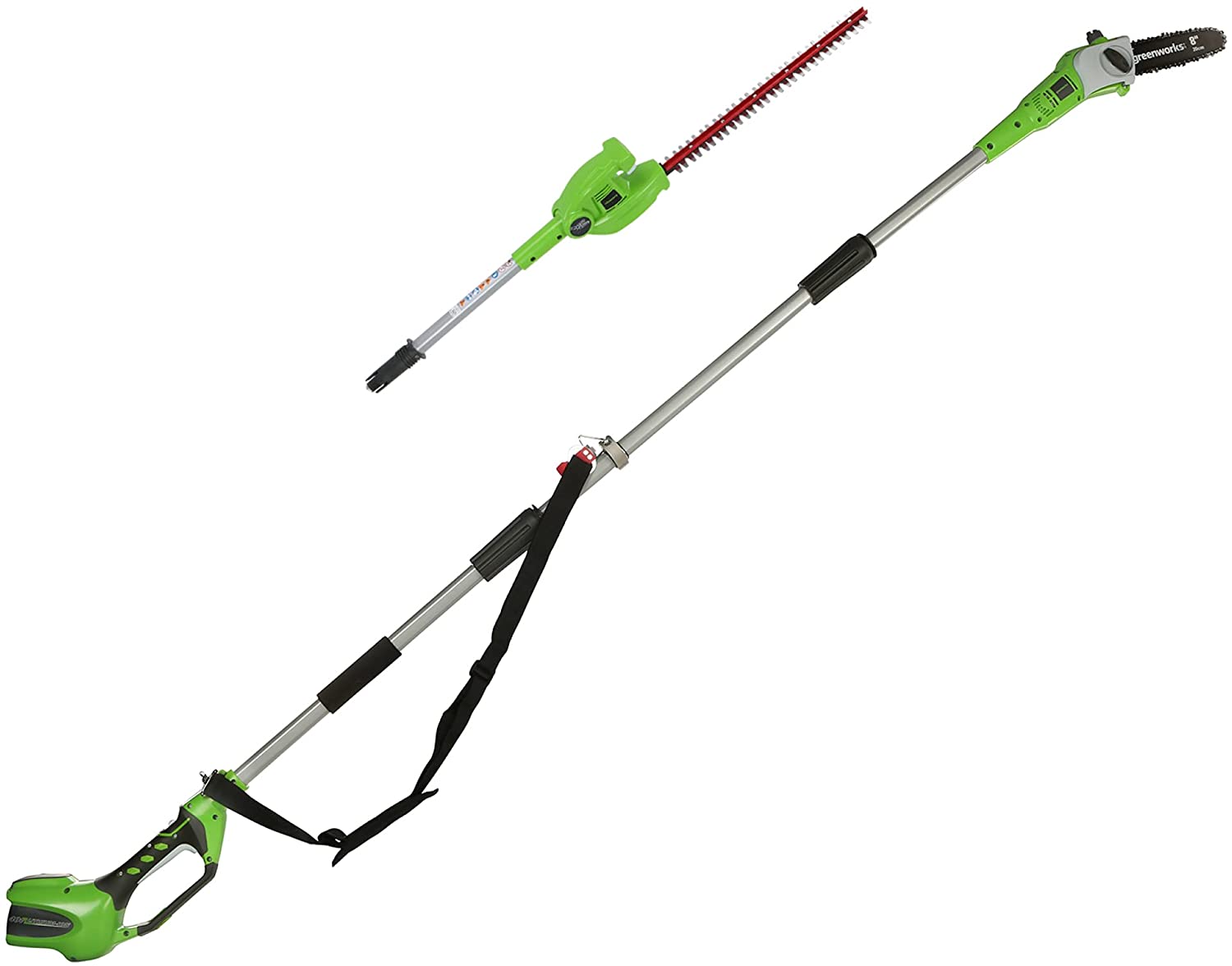 Outil de jardin multifonctionnel Greenworks G24PSH; 24 V (sans batterie et chargeur)