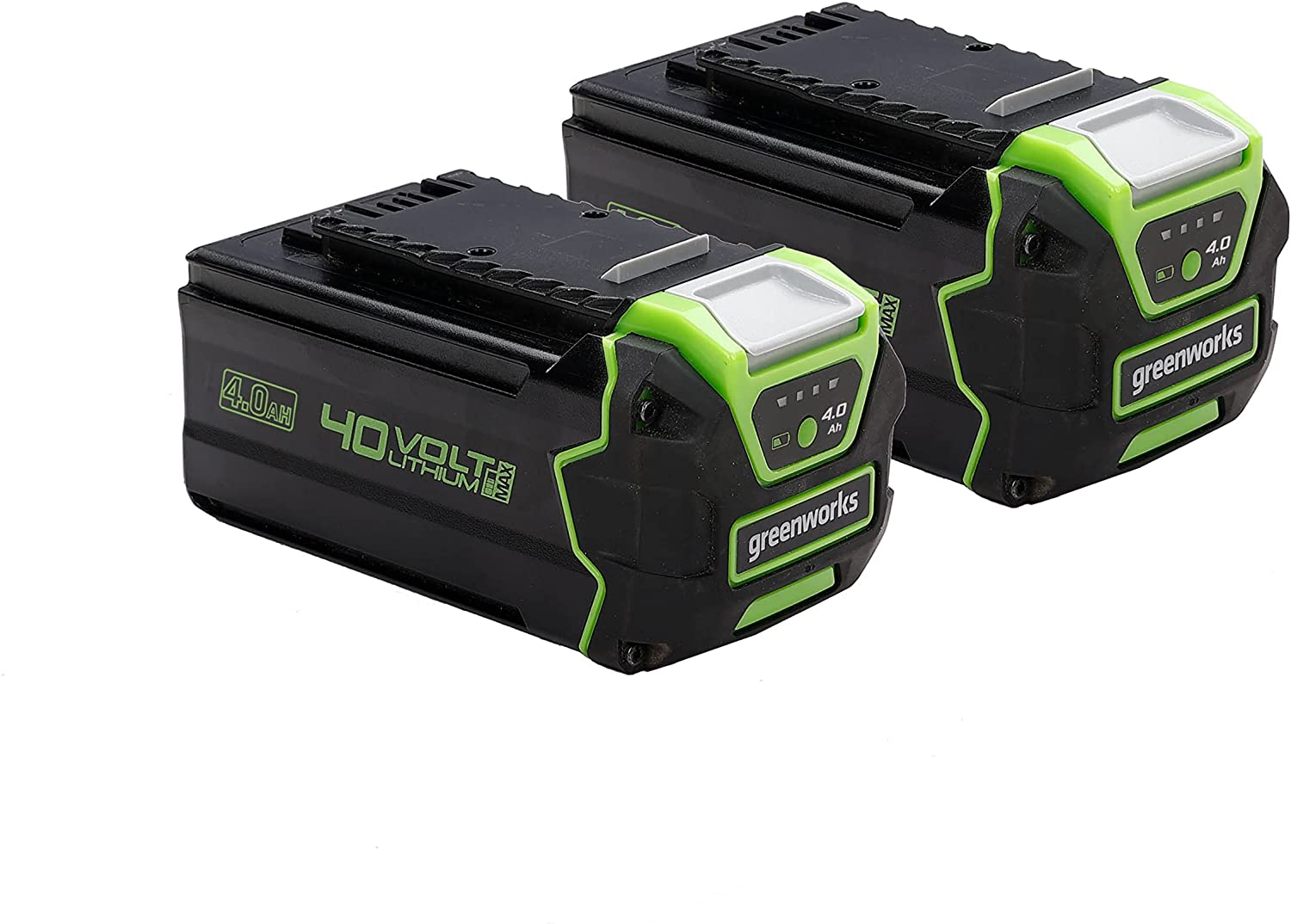 Batterie Greenworks G40BK4X; 40 V; 4,0&nbsp;Ah; Li-ion; 2 unités