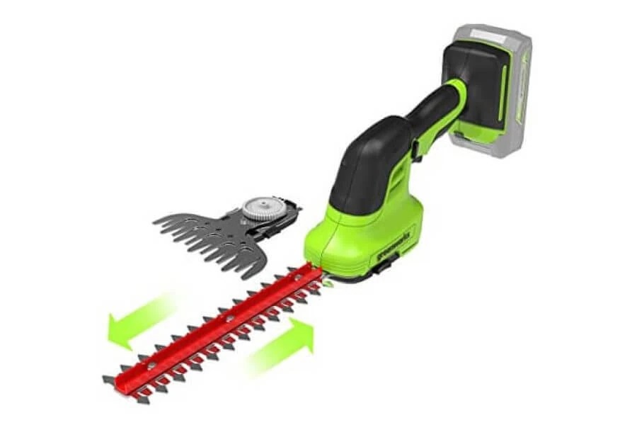 Haie et cisaillement d'herbe Greenworks G24SHT; 24 V (sans batterie et chargeur)