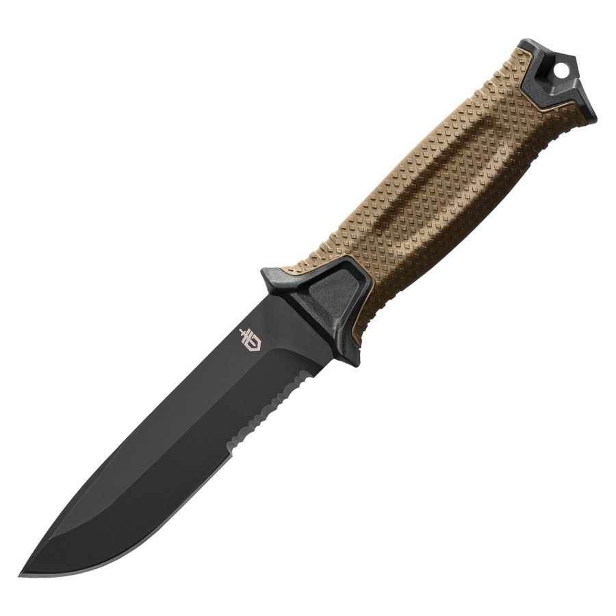 Couteau à lame dentée Gerber Strongarm Coyote FE
