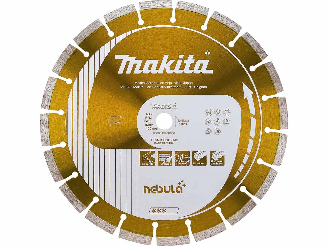 Disque à tronçonner diamanté Makita Nebula; 125 mm