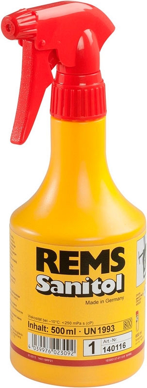 Spray huile de coupe Rems Sanitol 140116R; 0,5 l