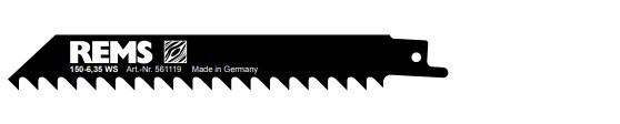 Lames scie sabre Rems 561119R05; 5 unités