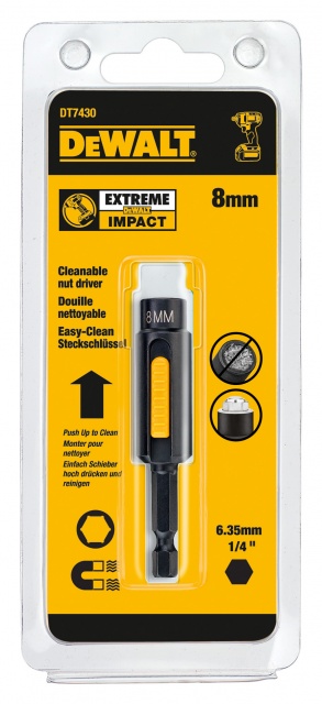 Support magnétique pour embouts DeWalt DT7430-QZ; 8 mm