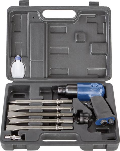 Ciseau pneumatique Scheppach 7906100716 + 5 chicels
