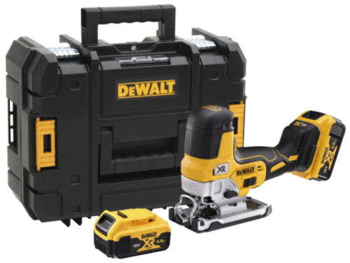 Scie sauteuse sans fil DeWalt DCS335P2; 18 V; 2x5,0 Ah accu.