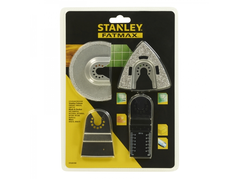 Ensemble d'accessoires Stanley STA26160-XJ; 4 unités