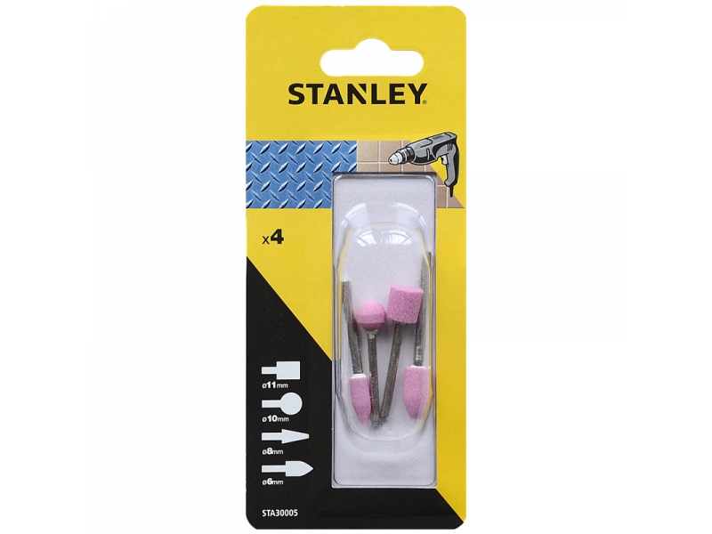 Jeu de meules Stanley STA30005-XJ; 4 unités