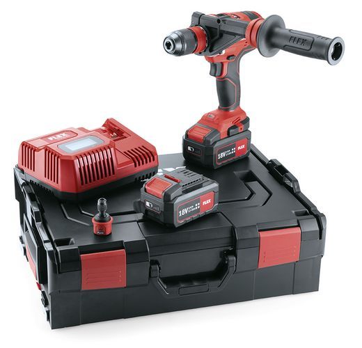 Perceuse-visseuse sans fil Flex 482757; DD 4G; 18 V; 2,5/5,0 Ah accu. + Accessoires