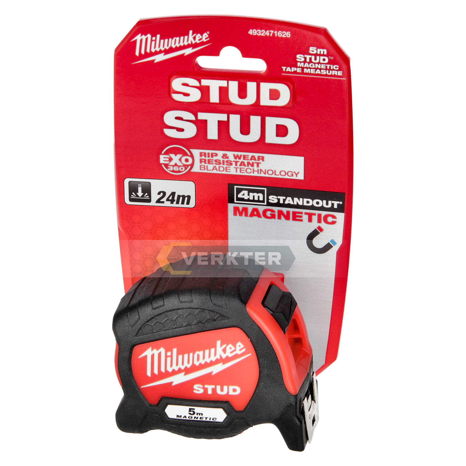 Mètre ruban Milwaukee Stud; 5 m