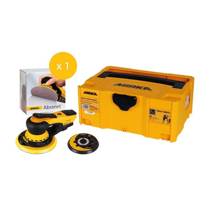 Ponceuse orbitale Mirka DEROS 5650CV; 400&nbsp;W; 125/150 mm