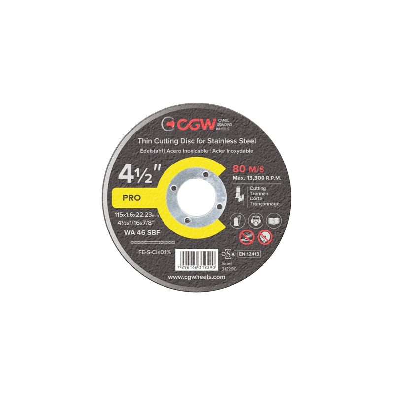Lame de scie pour le métal CGW; 125x3,2x22,23 mm; WA 24 SBF INOX