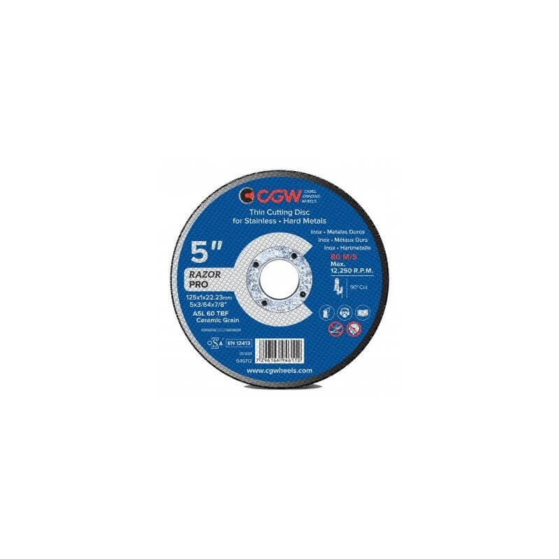 Lame de scie pour le métal CGW Razor; 125x1,6x22,23 mm; ASL 36 TBF