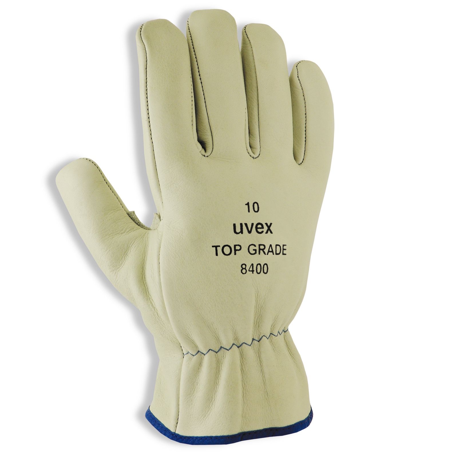 Des gants de cuir Uvex Top Grade 8400; 9 Taille