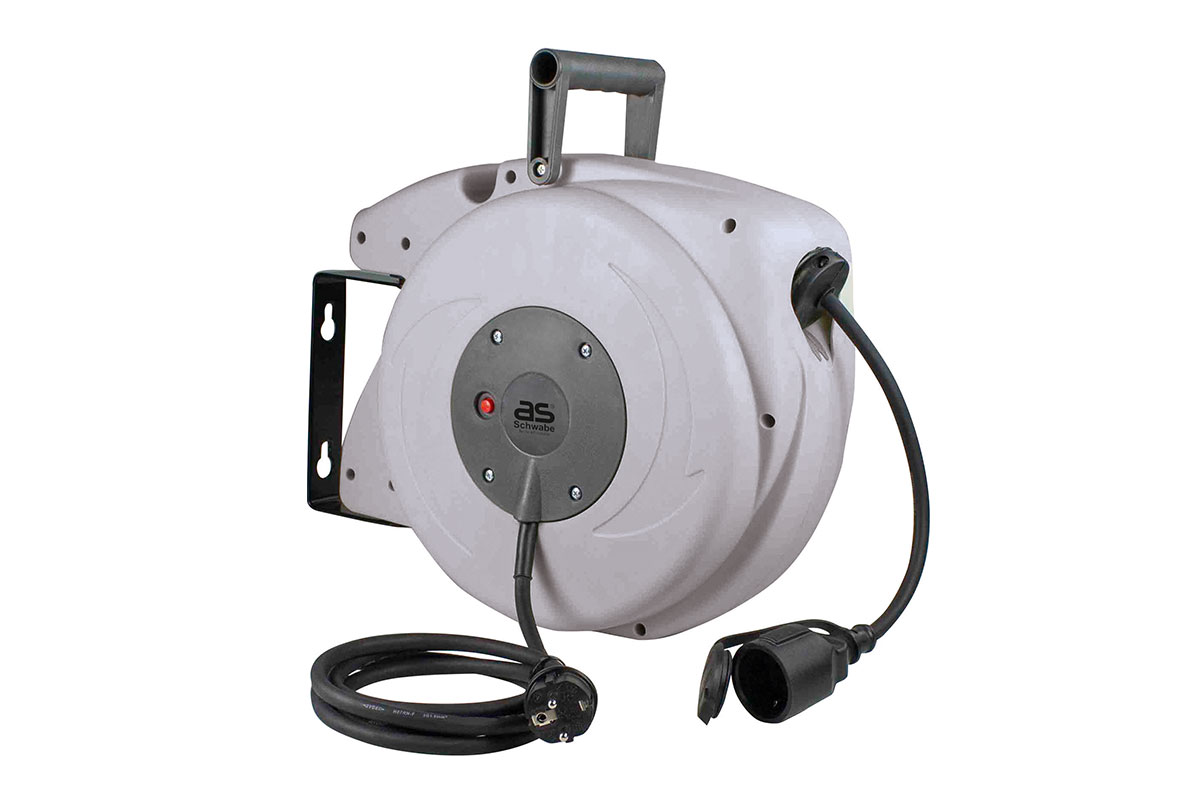 Rallonge avec bobine AS-Schwabe EasyToGo; IP44; 18 m