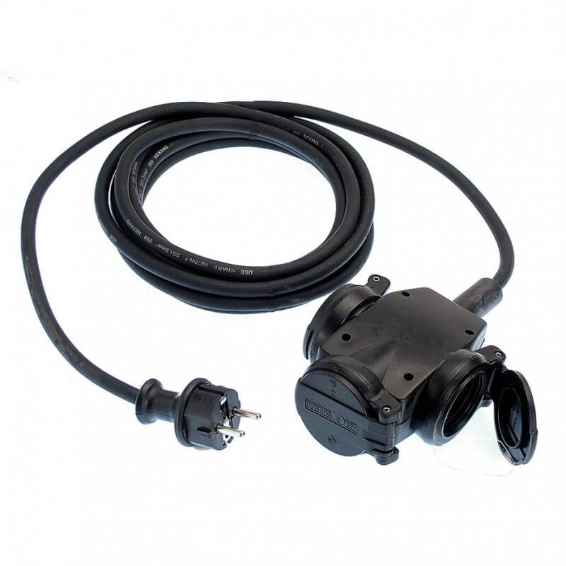 Rallonge électrique AS-Schwabe H07RN-F 3G1,5; 10 m
