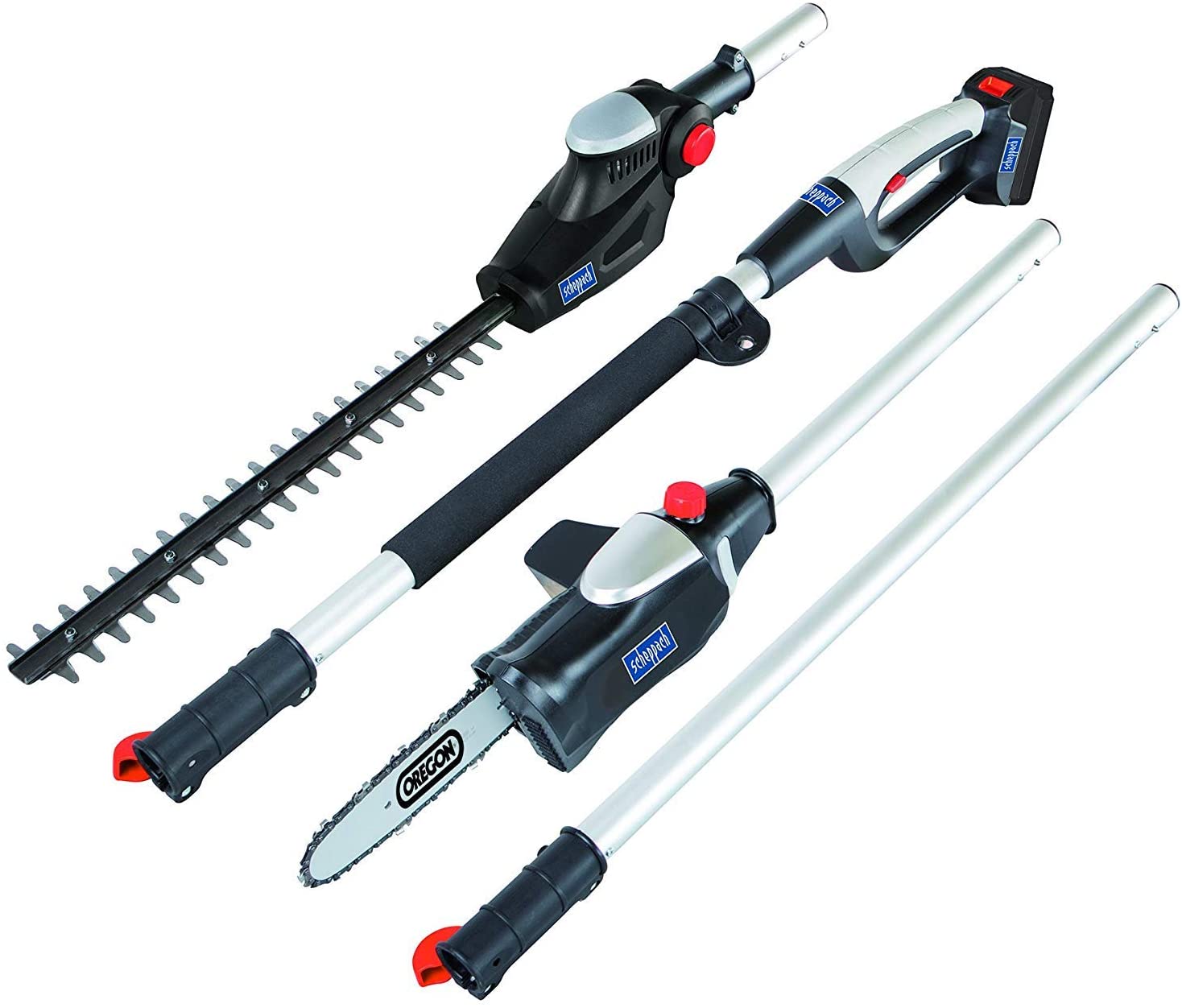 Outil de jardin multifonctionnel Scheppach MGT410 4in1; 18 V; 1,5 Ah accu.