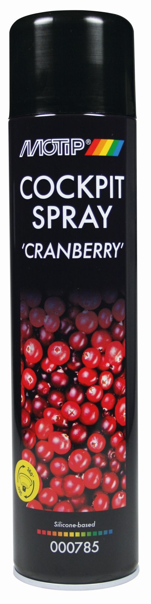 Agent de nettoyage de voiture Motip COCKPIT SPRAY CRANBERRY; 600 ml