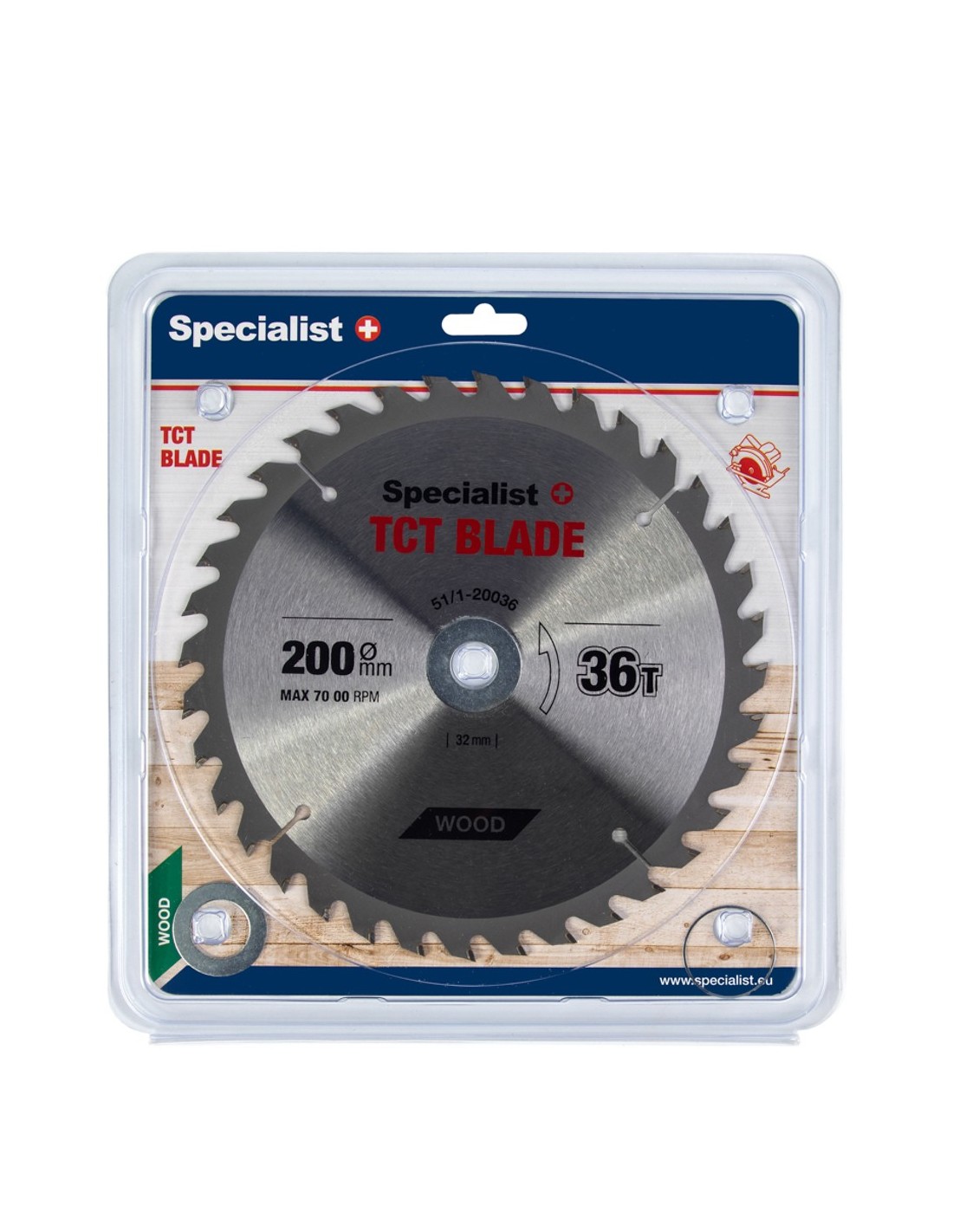 Lame de scie Specialist Wood; 200x1,4x32/30/20/16 mm; Z36
