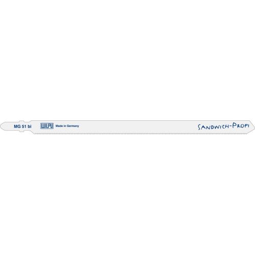 Lames pour scie sauteuse Wilpu MG 51 bi Sandwich-Profi; 5 unités