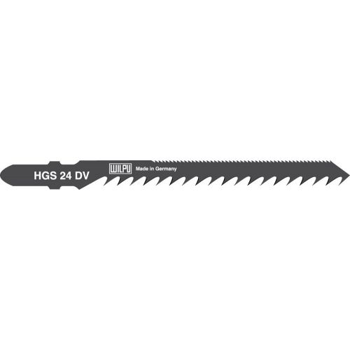 Lames pour scie sauteuse Wilpu HGS 24 DV; 5 unités