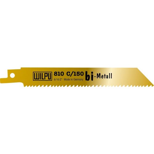 Lames scie sabre Wilpu 810C/150; 130 mm; 5 unités