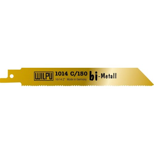 Lames scie sabre Wilpu 1014C/150; 130 mm; 5 unités