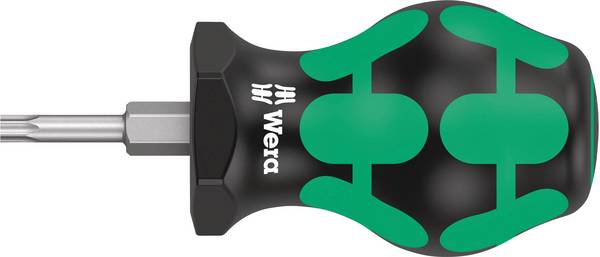 Tournevis manuel / ciseau Wera 367 Stubby; TX15; 25 mm; embout en forme d’étoile