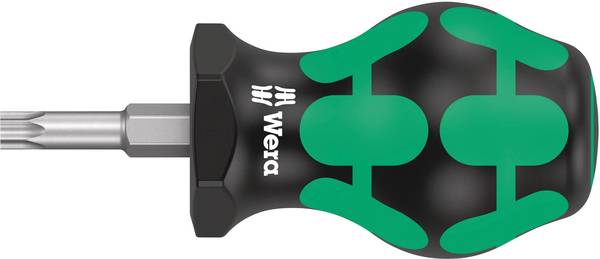 Tournevis manuel / ciseau Wera 367 Stubby; TX27; 25 mm; embout en forme d’étoile