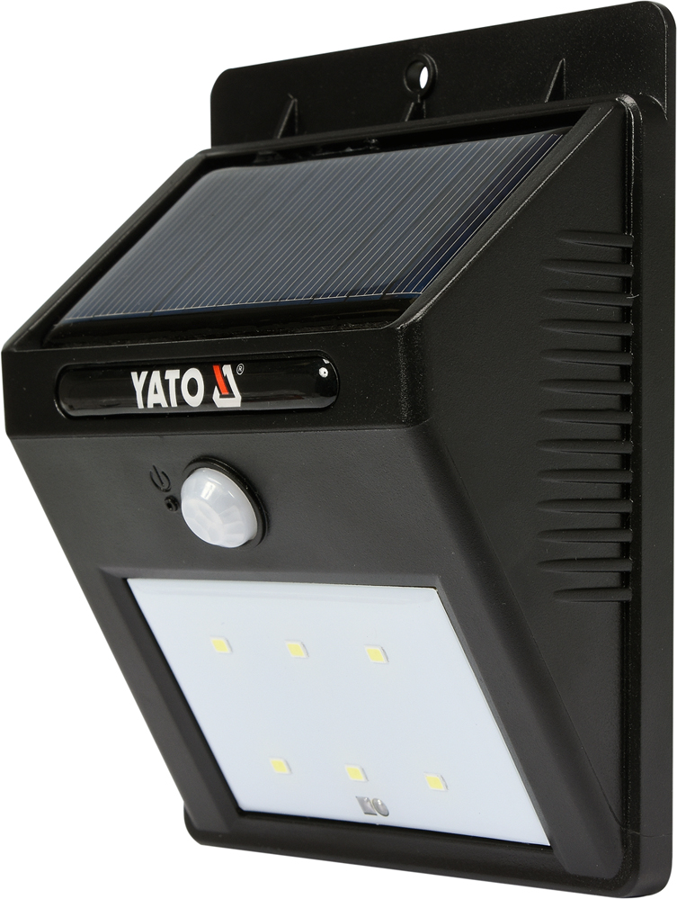 Lampe à énergie solaire Yato YT-81856; LED; Fixation au mur