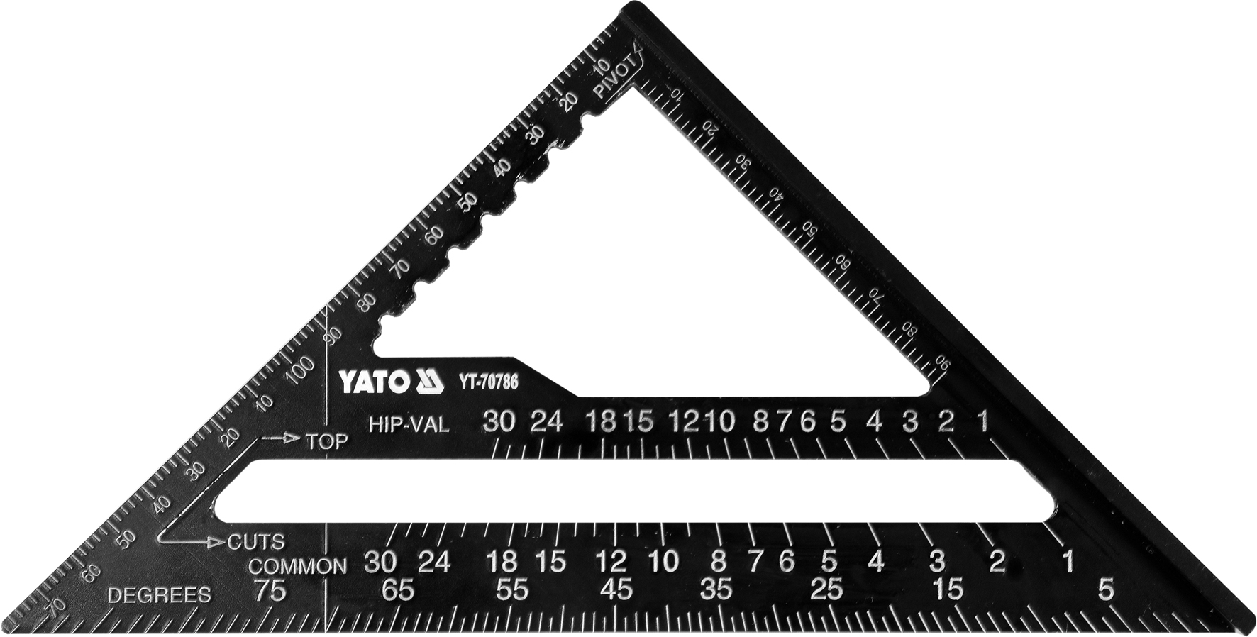 Équerre d'ingénieur Yato YT-70786; 180 mm; aluminium