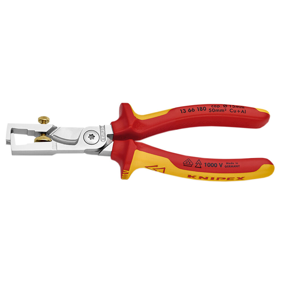 Pince à dénuder Knipex 1366180; VDE; 180 mm